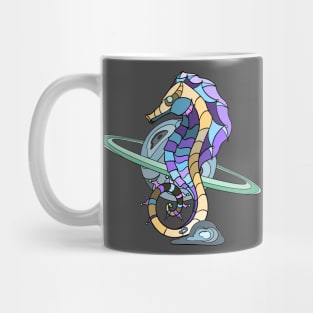 Space Seahorse Mug